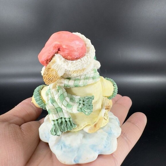 Marys Moo Moos Resin Figurine Enesco 1994 Merry Christmoos Whimsical Figure VTG - Picture 9 of 16